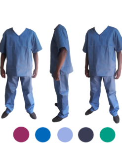 poly-cotton scrub set