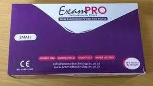Exampro Latex Powdered Examination Gloves - Box of 100 - Image 8