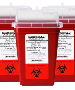 Alternative view of sharps container