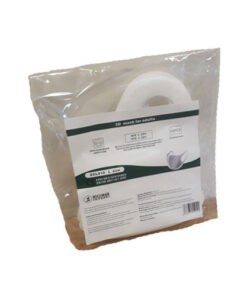 Alternative view of biohazard waste bags