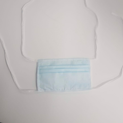 Tie back surgical mask