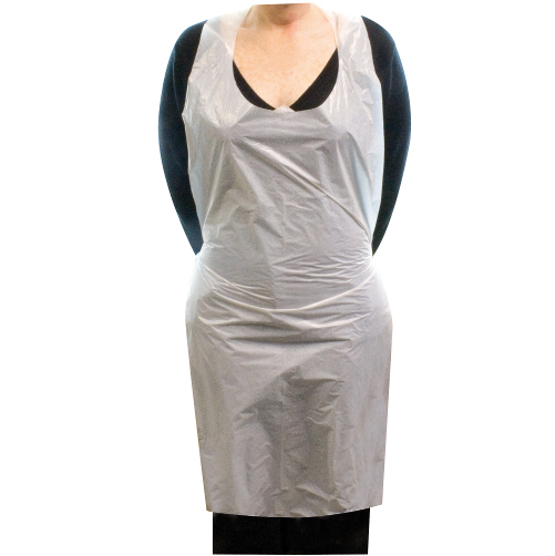 Disposable Aprons - White/Clear 100's) 10gms - Image 2