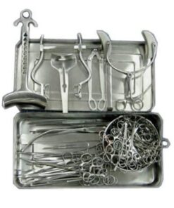 abdominal surgery set - surgical instruments basis