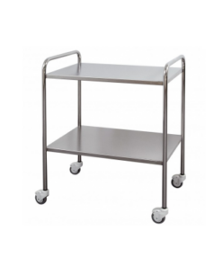 dressing trolley 80 x 50cm with rails