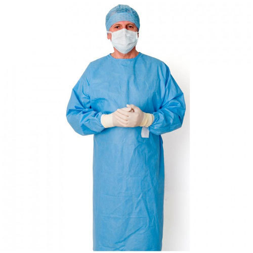 Disposable STERILE surgical/folio NON REINFORCED gown - 1 unit (50gsm)