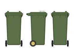 1100 litre wheelie bin Yellow