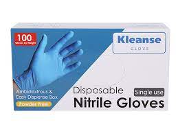 Kleanse nitrile gloves