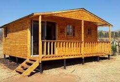 wooden lean to greenhouse