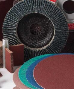 Abrasives- Klingspor Abrasive Discs, 60Grit, 150mmØ, PS22K, GLS3-6 Holes (each of 50)