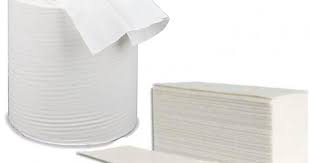 blue paper towel roll