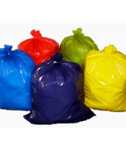 black refuse bags