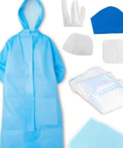 blue nitrile gloves medium