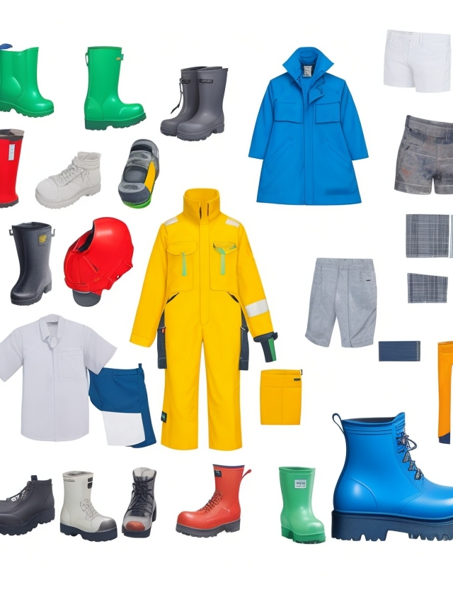 Acid Resistant Polycotton Conti Suit - Reflective Arm, Legs & Back - Yellow Tape - 40