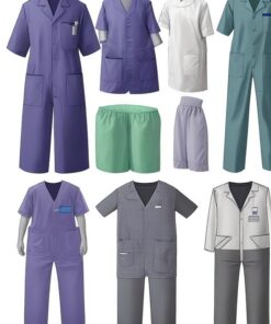 Poly Cotton Reusable coverall bottom medium