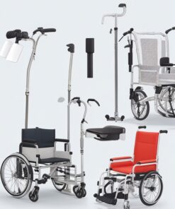 2 in 1 rollator and transport chair