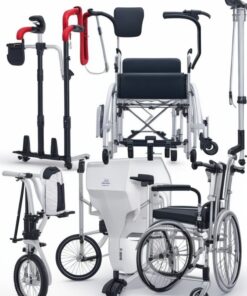 4 wheel rollator walker with seat