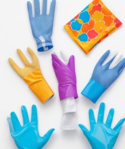 golden hands latex powdered examination gloves - box of 100