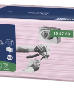 Long-Lasting Cleaning Coloured Cloth, Red, 75gsm - Tork