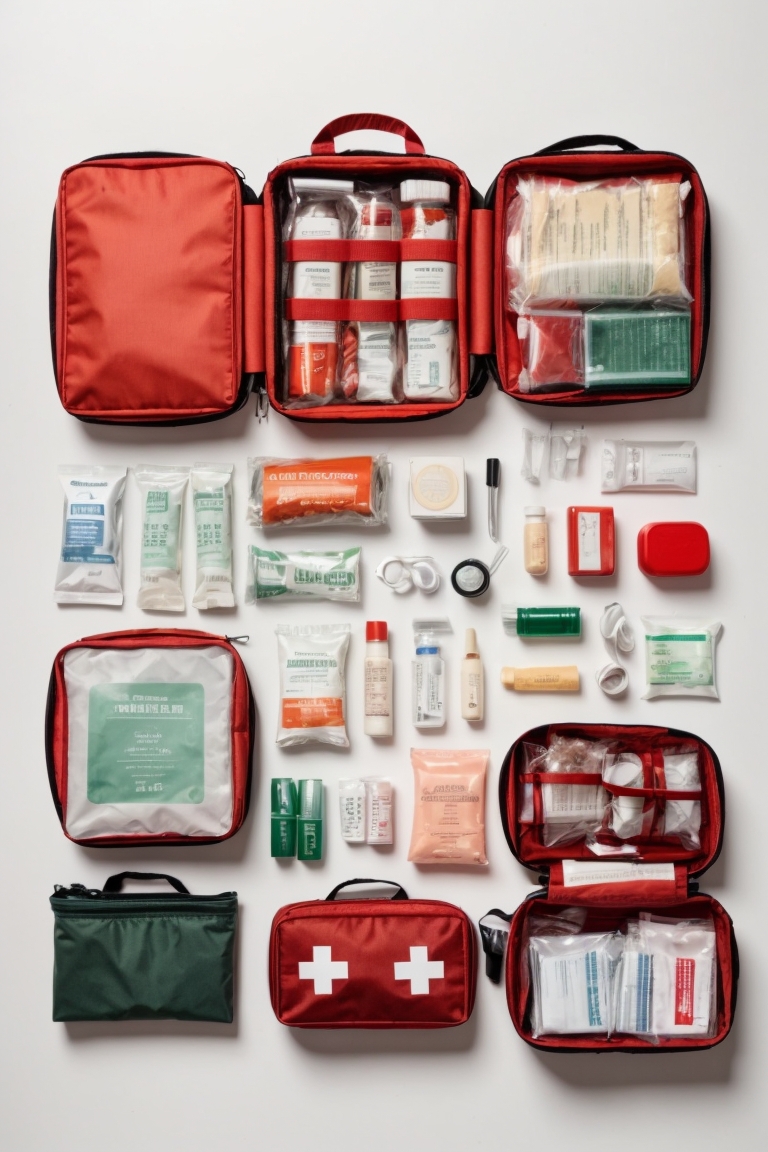 First Aid Kit - Essential Kit - (With handles) Bag & Contents - Empty Bag ...