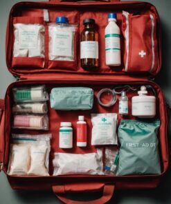 First Aid Kit in Plastic Case
