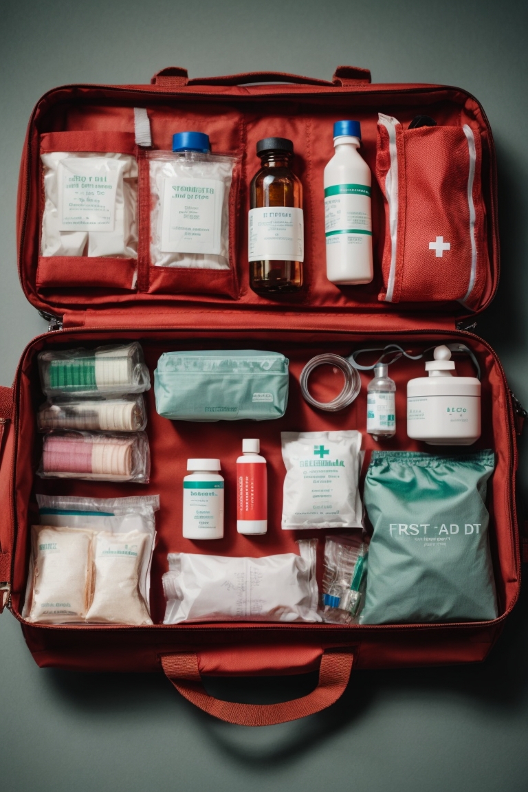 First Aid Kit in Plastic Case
