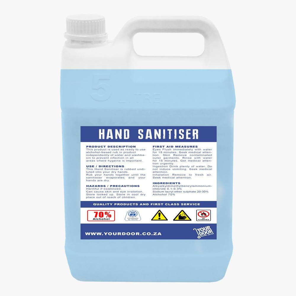 5L Alcohol Sanitizer - 70%