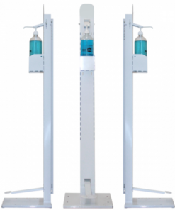 Foot-operated steel dispenser