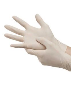 Examination gloves powdered latex size S/M/L/XL