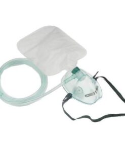 Oxygen Mask + Re-breathing Bag Adult