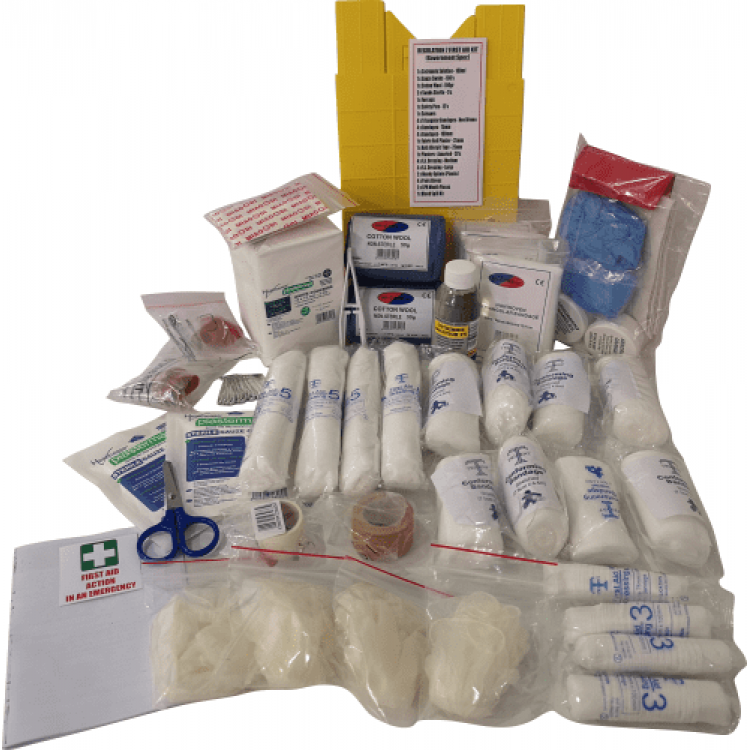 6 pack empty first aid kit bag