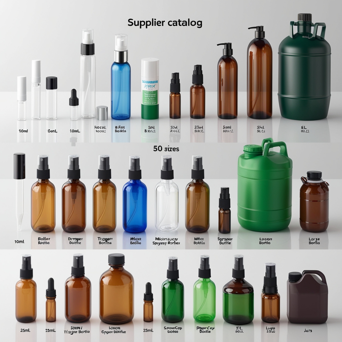 2500ml Plastic Bottle with Mist Sprayer