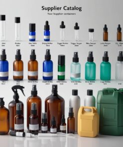 5000ml Clear Glass Bottle with Lotion Cap