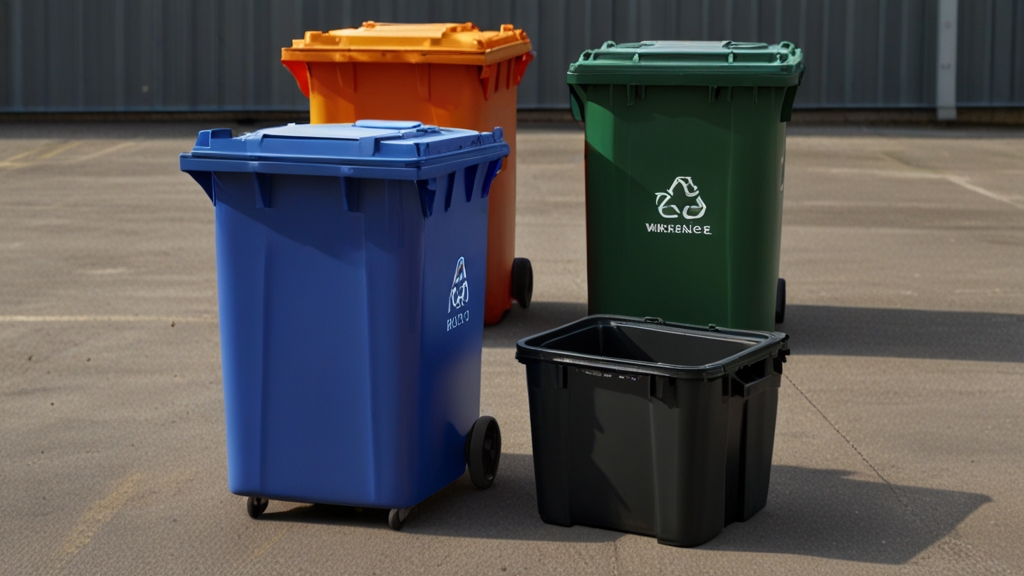 120 litre waste bin