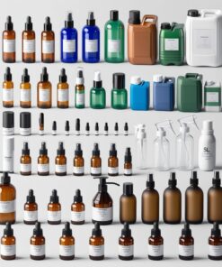 5000ml Amber Glass Bottle with Screw Cap