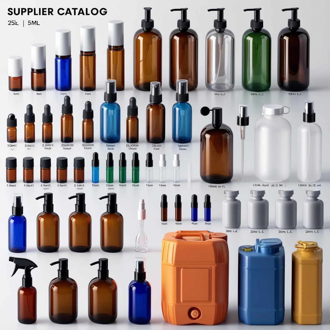 25000ml Blue Glass Bottle with Pipette