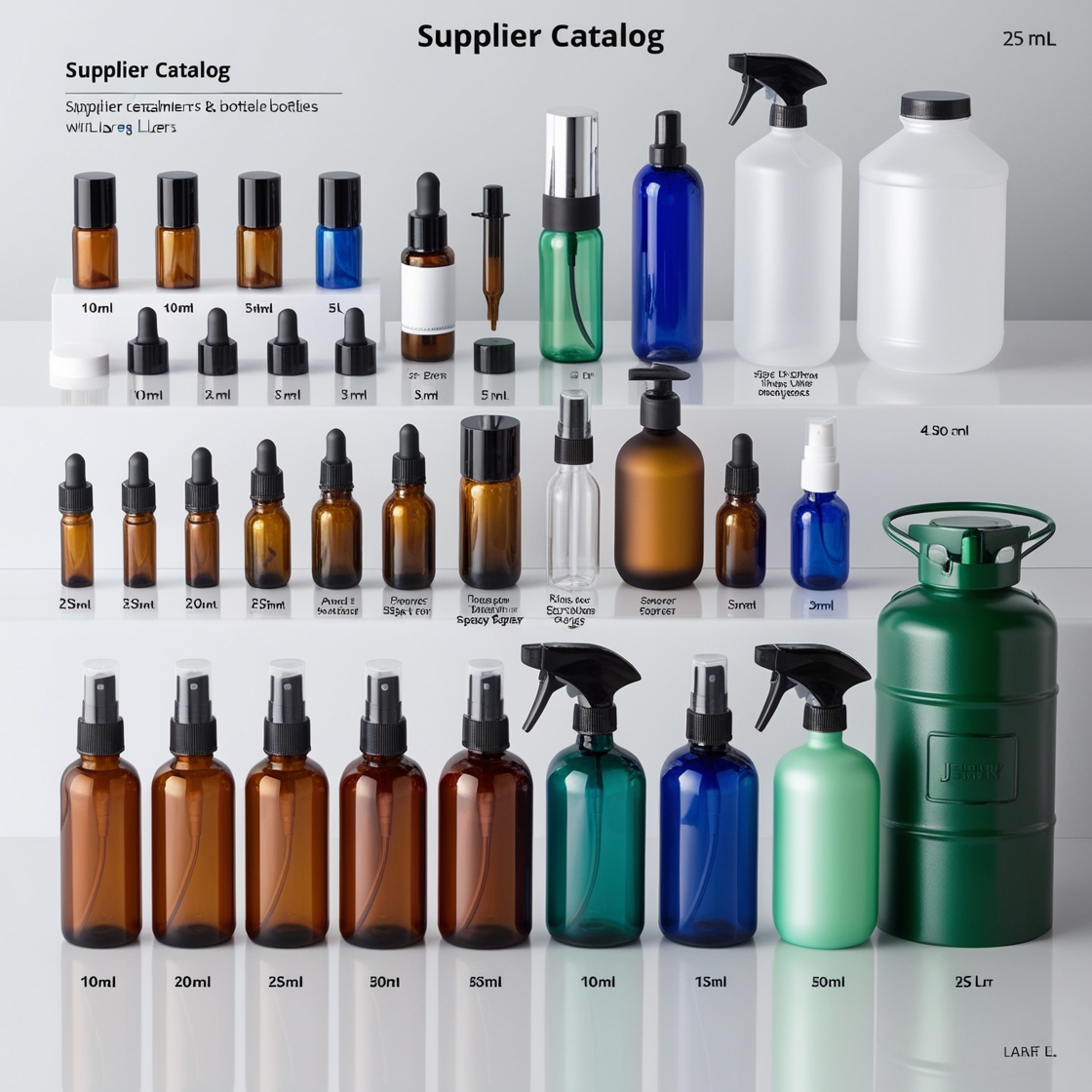 25000ml Plastic Bottle with Mist Sprayer