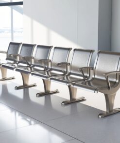 Five Seater Polyurethane Airport Seating Bench