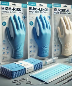 surgical and High risk exam ination gloves