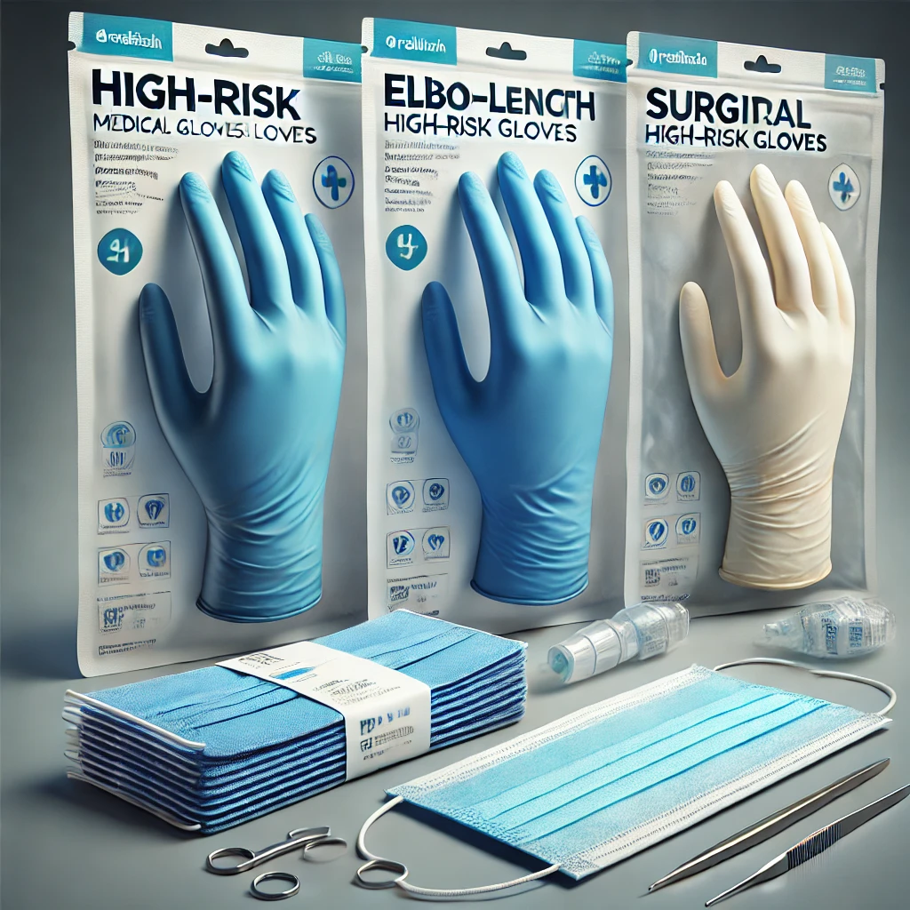 surgical and High risk exam ination gloves