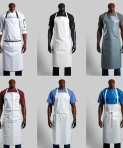 chemical apron with sleeves
