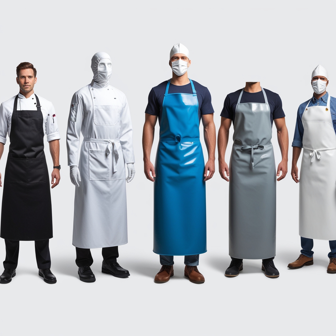 chemical resistant aprons