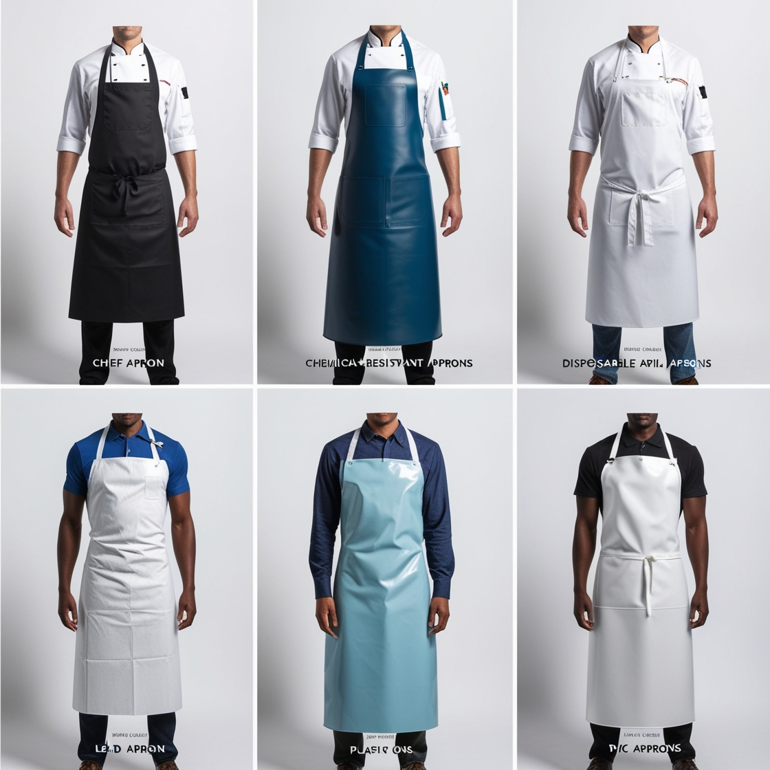 rubber aprons