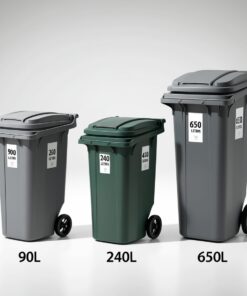 140 ltr wheelie bin