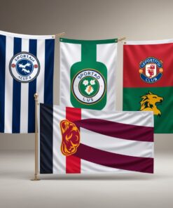 blue white green flag