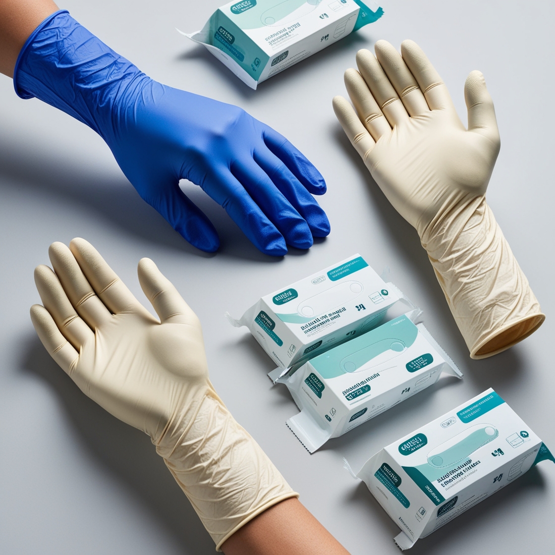 medical High risk exam nitrile gloves