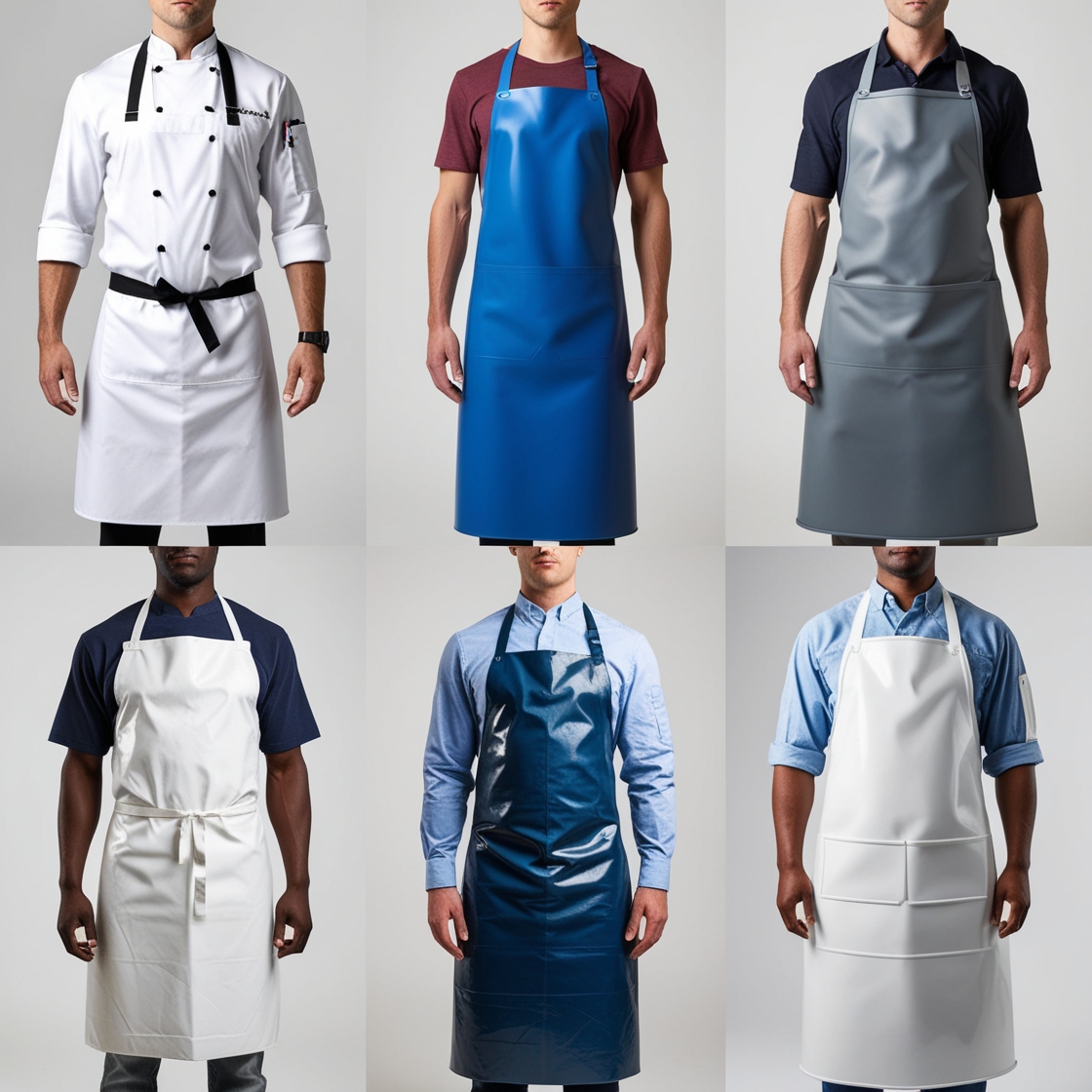 leather cooking apron