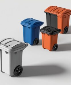140l rubbish bin