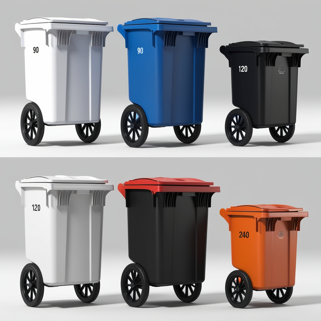 140l waste bin