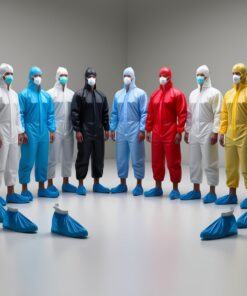 Red Reusable Coveralls (Small, Medium, Large, X Large, XX Large, XXX Large)