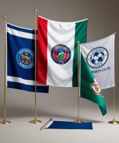 red and white cross flag